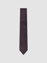 Polka Dot Silk Tie Burgundy | Mens