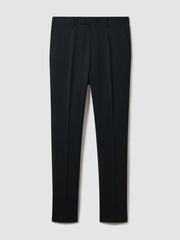 Slim Fit Cotton Blend Chinos Navy | Mens