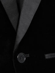 9-14 yrs Single Breasted Velvet Blazer Black | Children