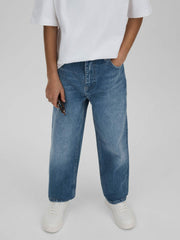 3-9 yrs Loose Fit Adjuster Jeans Mid Blue | Children