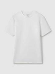 Interlock Jersey Crew Neck T-Shirt White | Mens