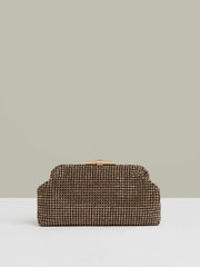 Embellished Clutch Bag Gold | Womens