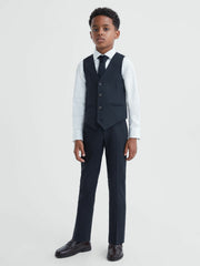 9-14 yrs Modern Fit Waistcoat Navy | Children