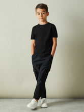 9-13 yrs Crew Neck T-Shirt Black | Children