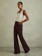 Flared Suit Trousers Berry | Womens