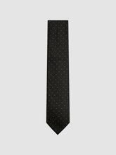 Polka Dot Silk Tie Black | Mens