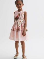 Senior Scuba Floral Printed Dress Multi | Children