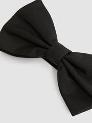 Grosgrain Silk Bow Tie Black | Mens