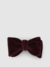 Velvet Bow Tie Bordeaux | Mens