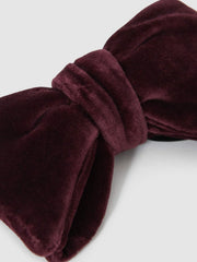 Velvet Bow Tie Bordeaux | Mens
