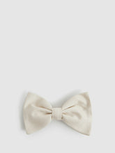 Grosgrain Silk Bow Tie Light Ivory | Mens