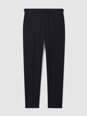 Slim Fit Side Adjuster Trousers Navy | Mens