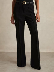 Flared Suit Trousers Black | Womens
