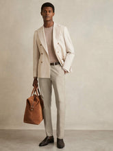Slim Fit Cotton Blend Chinos Stone | Mens
