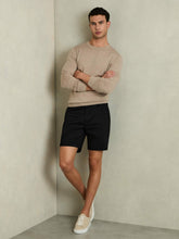 Short Length Casual Chino Shorts Black | Mens