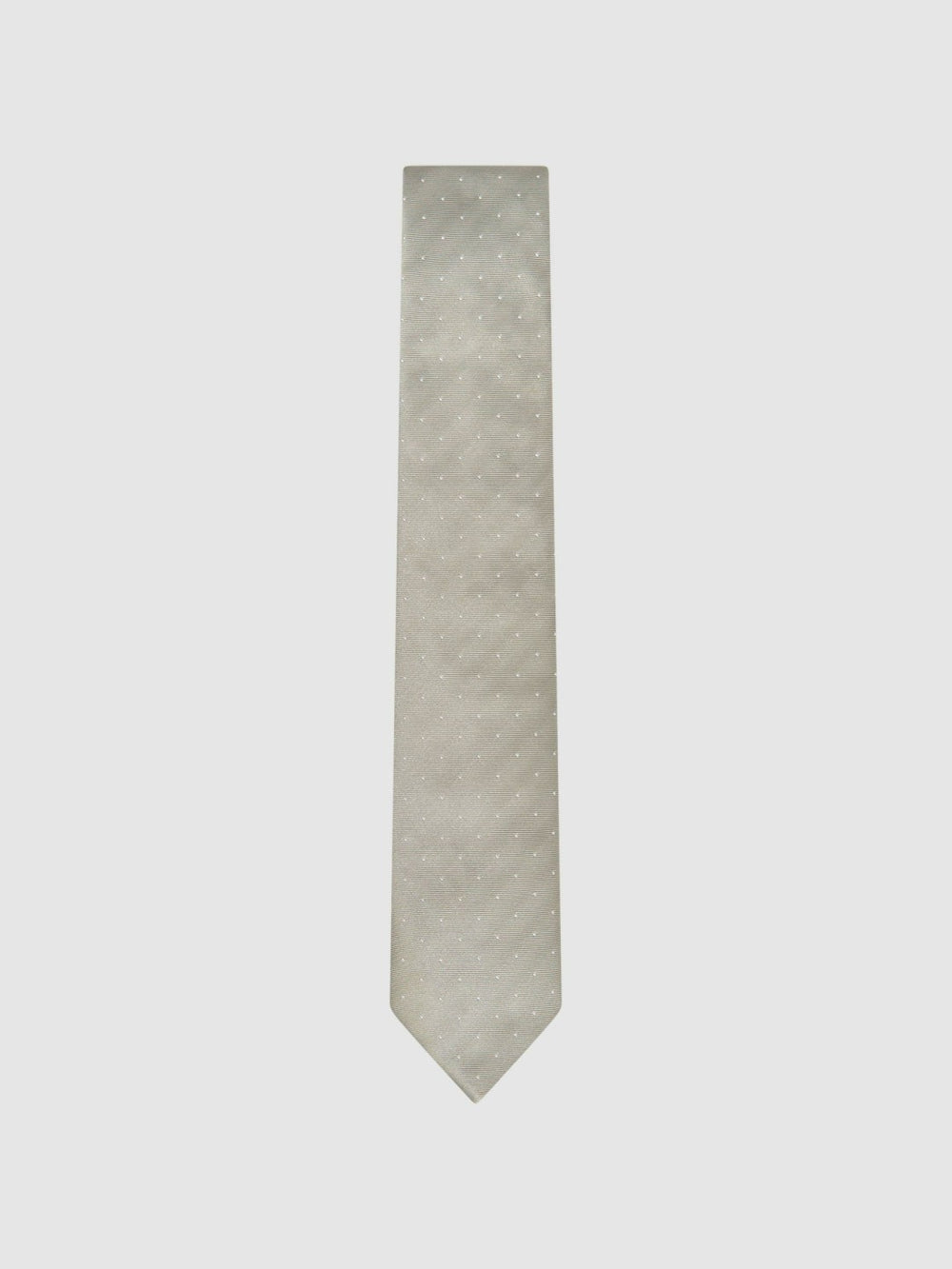 Polka Dot Silk Tie Champagne | Mens