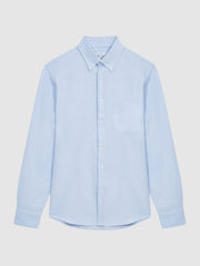 Soft Wash Button Down Oxford Shirt Soft Blue | Mens