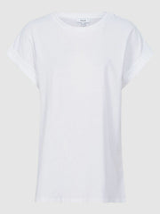 Cotton-Jersey Crew Neck T-Shirt White | Womens