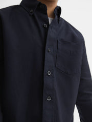 Junior Button Down Oxford Shirt Navy | Children