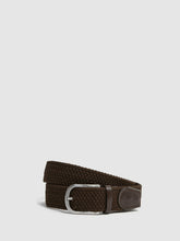 Woven Belt Dark Brown | Mens