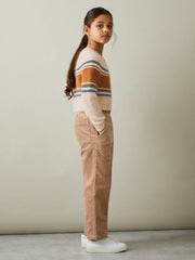 Colourblock Striped Jumper Pink | Children