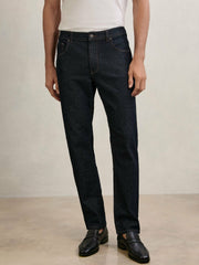 Straight-Leg Jeans Raw Indigo | Mens