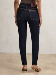 Petite Skinny Jeans Dark Blue | Womens