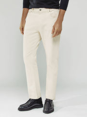 Straight-Leg Jeans White | Mens