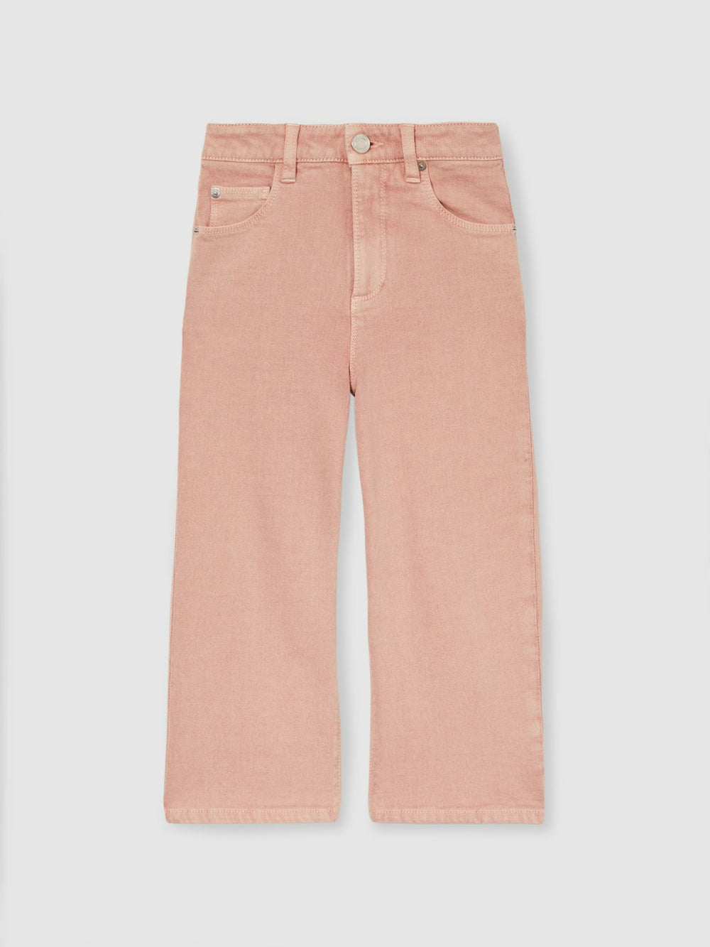 13-14 yrs Wide-Leg Jeans Pink | Children