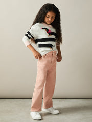 13-14 yrs Wide-Leg Jeans Pink | Children