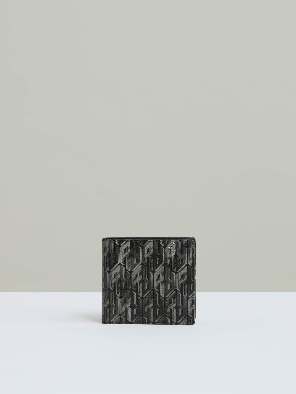 Coated Canvas Monogram Wallet Black | Mens