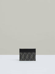 Monogram Canvas Card Holder Black | Mens