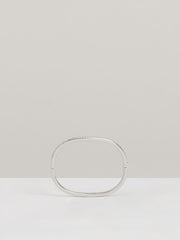 Hinged Crystal Cuff Silver | Womens