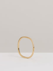 Hinged Crystal Cuff Gold | Womens