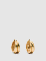 Sculptural Hoop Earrings Gold | Womens