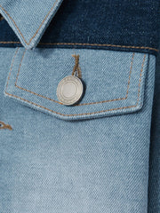 4-9 yrs Patchwork Two-Tone Denim Jacket Blue | Children