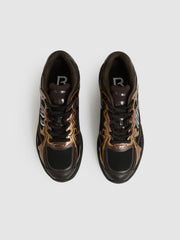 Overlay Logo Running Trainers Electric Brown | Mens