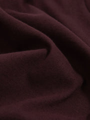 3-9 yrs Cotton Crew-Neck T-Shirt Bordeaux | Children