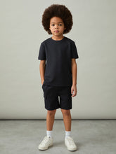 3-9 yrs Interlock-Jersey Crew-Neck T-Shirt Navy | Children