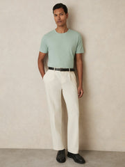Cotton Crew Neck T-Shirt | Mens