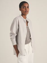 | Les 100 Ciels Linen Shirt Soft Grey | Womens