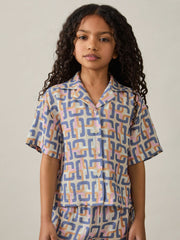 4-9 yrs Geometric Chain Print Shirt Multi | Children