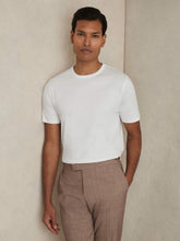 Mercerised-Cotton Crew-Neck T-Shirt White | Mens