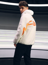 McLaren F1 Team Embroidered Fleece Jacket Unisex Fit Off White | Mens