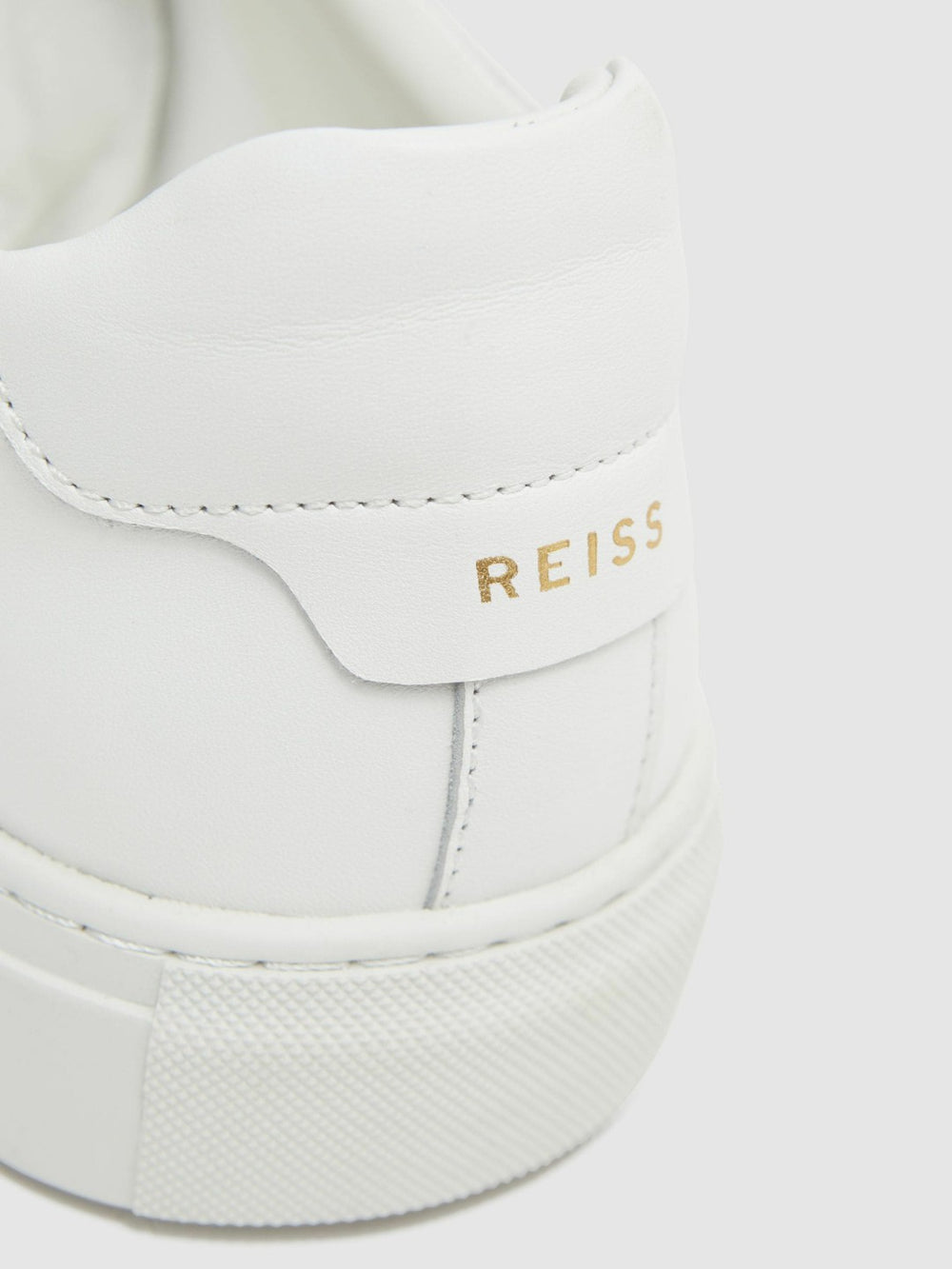 Leather Low-Top Trainers White | Mens