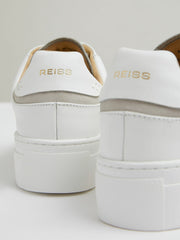 Leather Low-Top Trainers White | Womens