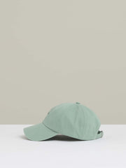 Cotton Logo-Embroidered Baseball Cap Washed Green | Mens
