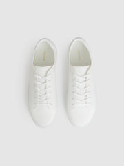 Knitted Low-Top Trainers White | Mens