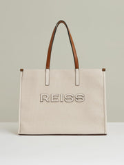 Canvas Logo Tote Bag Natural | Womens