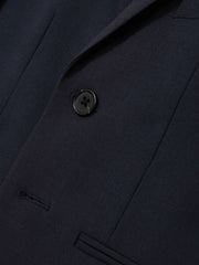 13-14 yrs Wool-Blend Single-Breasted Suit Blazer Navy | Children